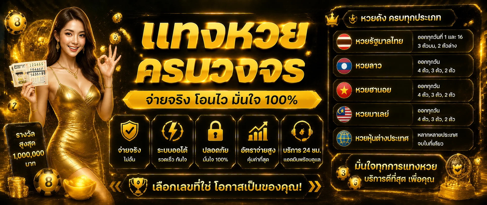 แทงหวยออนไลน์ BKSLOT หวยไทยลาวฮานอยหุ้น อัตราจ่ายสูง